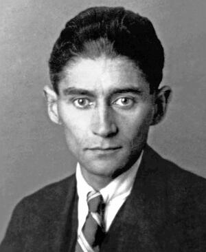 Bild vergrößern: Franz Kafka, unbekannter Photograph, 1923/1924. Archiv Klaus Wagenbach, Berlin (gemeinfrei)