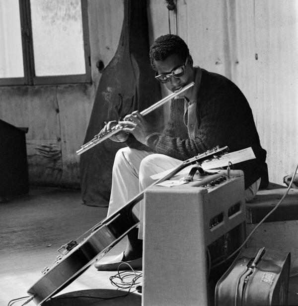 Susanne Schapowalow, Les Spann von der Quincy Jones Band, Paris, April 1960, © Susanne Schapowalow