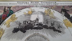 Bild vergrößern: Johann Gabriel Doppelmayr Systema Mundi Tychonicum, Nürnberg 1742 (Detail)