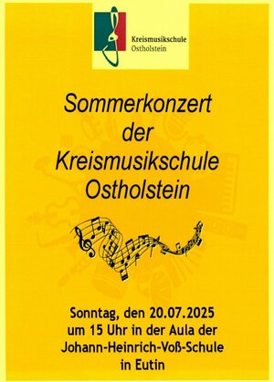 Bild vergrößern: Kreismusikschule Ostholstein Sommerkonzert 2025