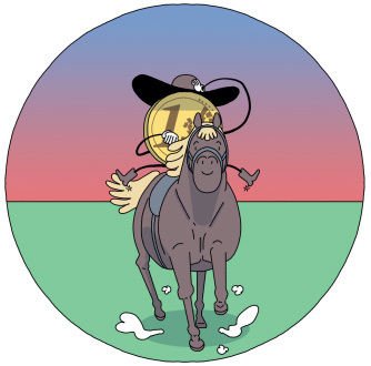Reitende Münze 
