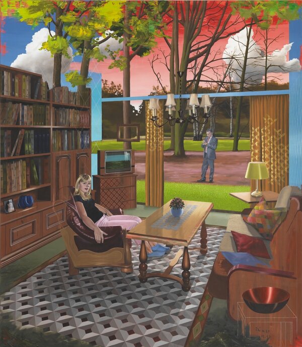 Hermann Reimer, someday my prince will come, 2016, &Ouml;l auf Leinwand