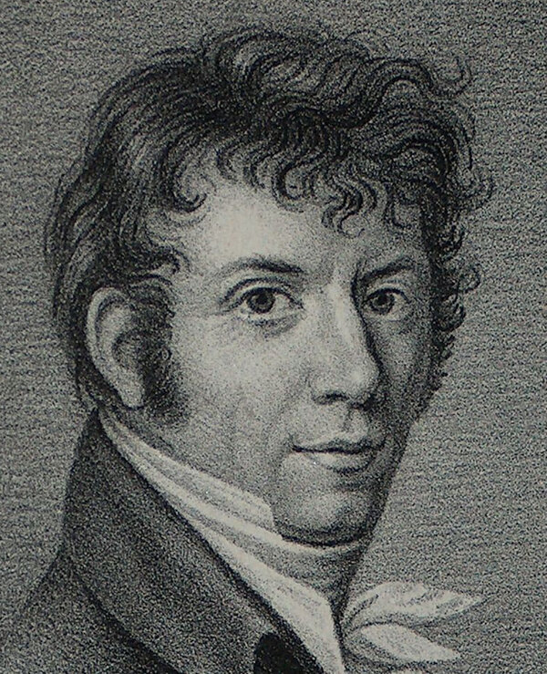 Jens Immanuel Baggesen, unbekannter K&uuml;nstler, um 1850
